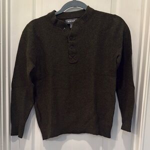 Bonobos Green Crewneck Sweater Classic Knitwear
